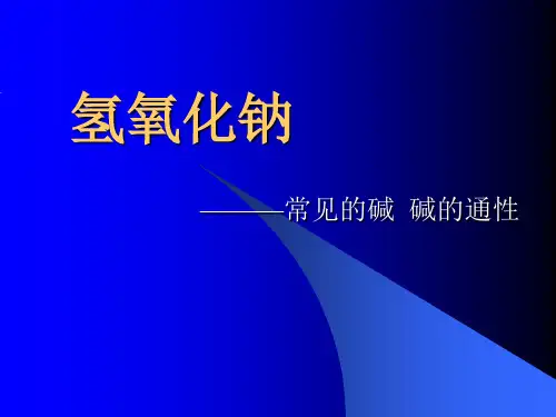 氢氧化钠PPT教学课件