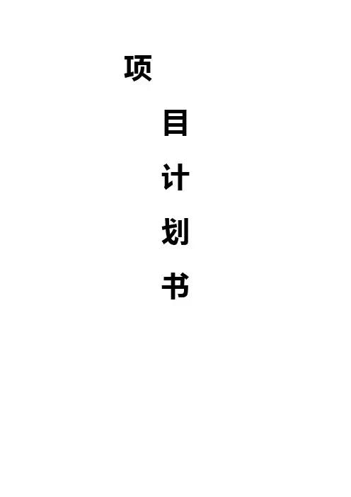 二手车项目计划书