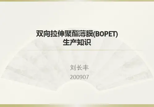 双向拉伸聚酯薄膜(BOPET)生产知识