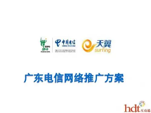 广东电信天翼3G网络推广方案
