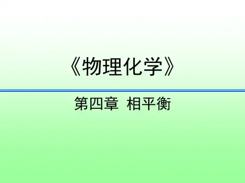 第四章 相平衡