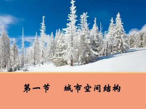 [地理PPT课件]城市空间结构