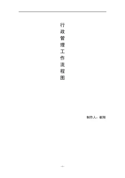 (完整版)行政部工作流程图