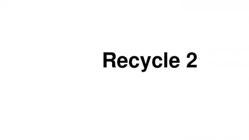 人教版(共PEP)六年级上册英语：Recycle 2  课件(共21张PPT)