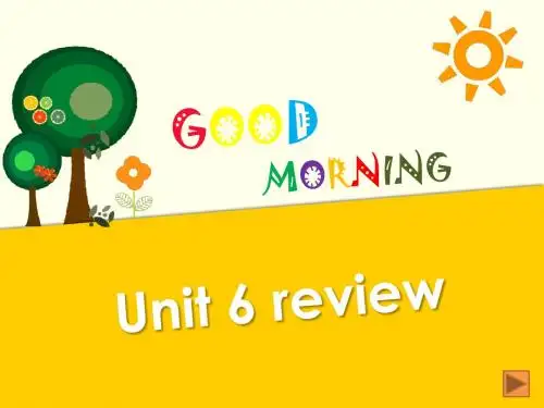 北师大版英语(三起)三年级上册Unit 6《Review》课件