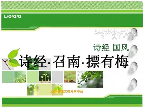 诗经国风召南摽有梅注释题解