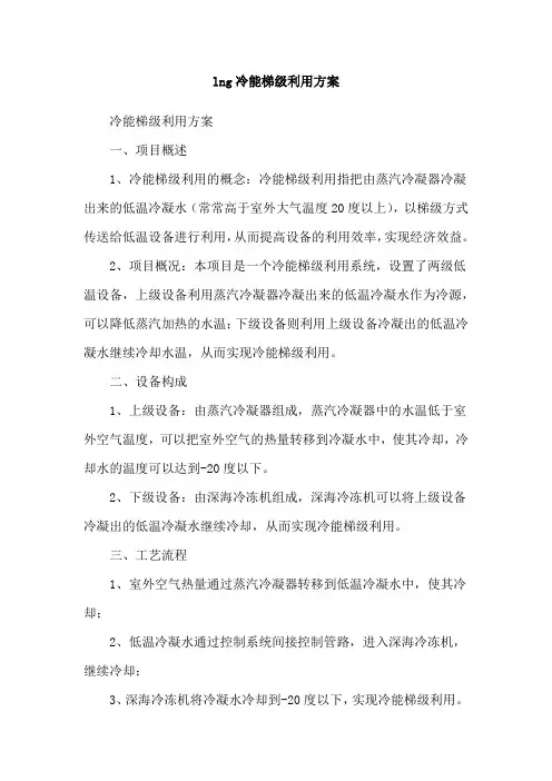 lng冷能梯级利用方案