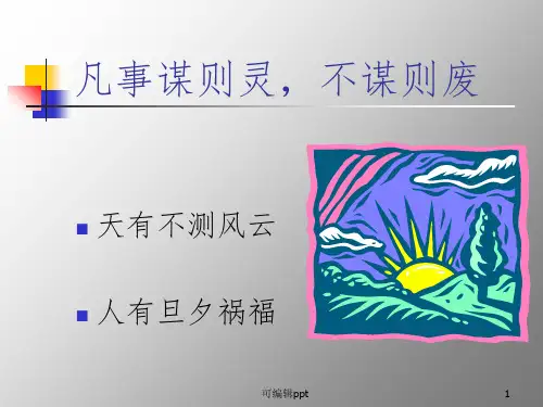 创业风险管理ppt课件