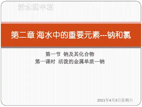 钠及其化合物ppt2