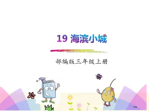 部编版三年级语文上册19海滨小城-省公开课金奖全国赛课一等奖微课获奖PPT课件