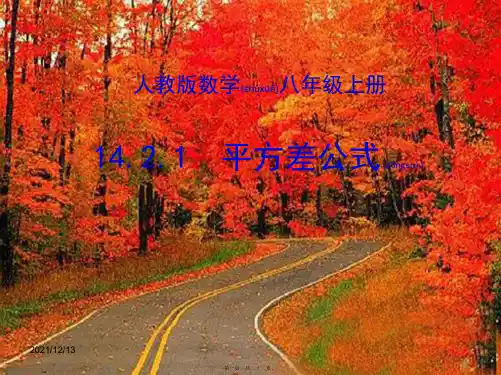 八年级数学上册 14.2 乘法公式 14.2.1 平方差公式课件