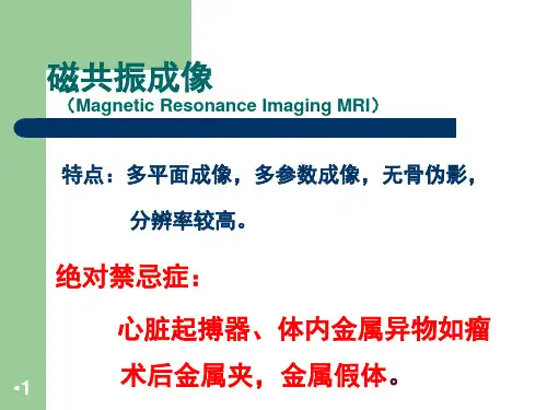磁共振腹部成像PPT课件