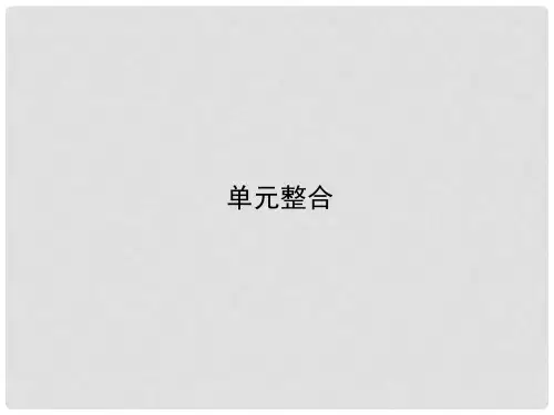 高中历史 第五单元 近代中国的思想解放潮流整合课件 