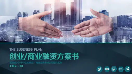 商业融资计划书模板