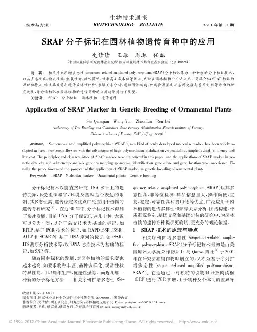 SRAP分子标记在园林植物遗传育种中的应用