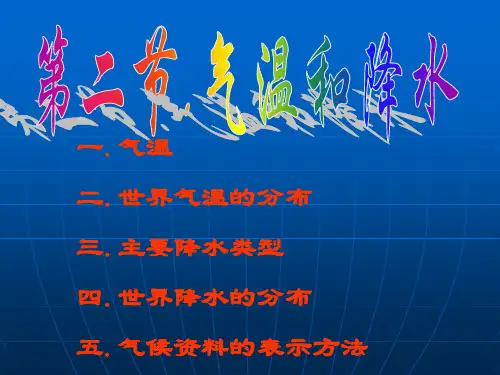 气温和降水