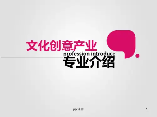 文化产业创意与策划  ppt课件