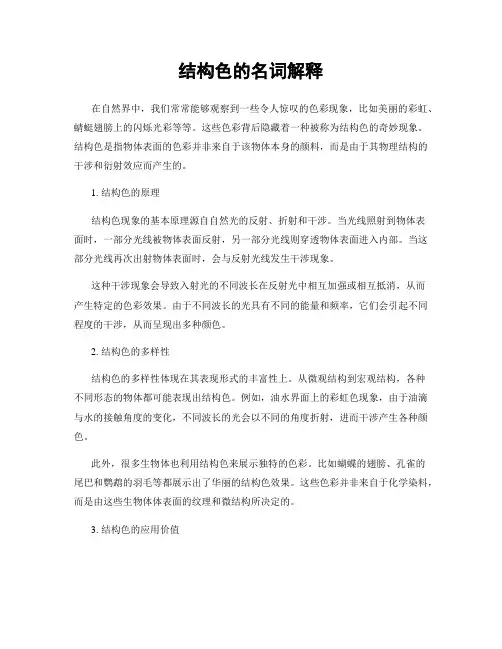 结构色的名词解释