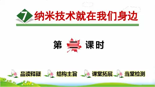 部编版四下语文7.纳米技术就在我们身边【第2课时】课件