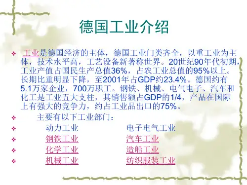 德国工业PPT课件