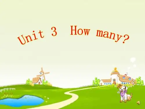 PEP版小学英语三年级下册Unit3第6课时