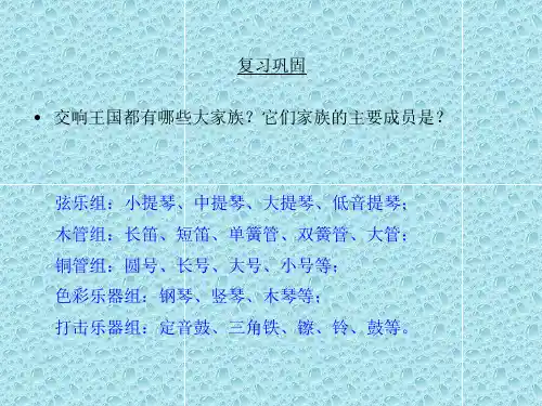 最新人教版音乐八年级下册《舍赫拉查达》ppt课件  