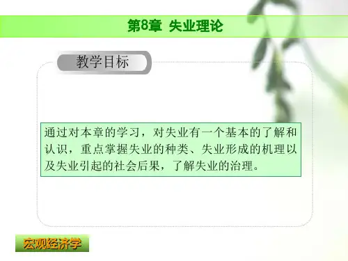 第8章 失业理论PPT