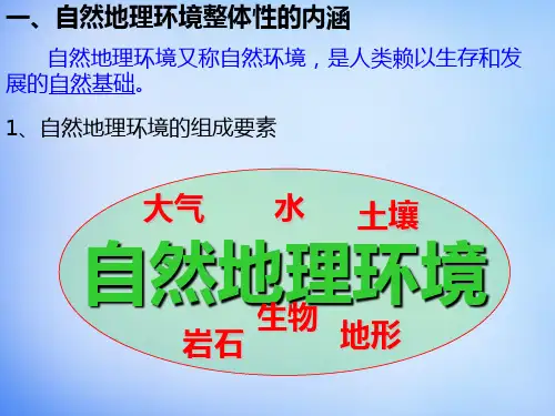 自然环境的整体性