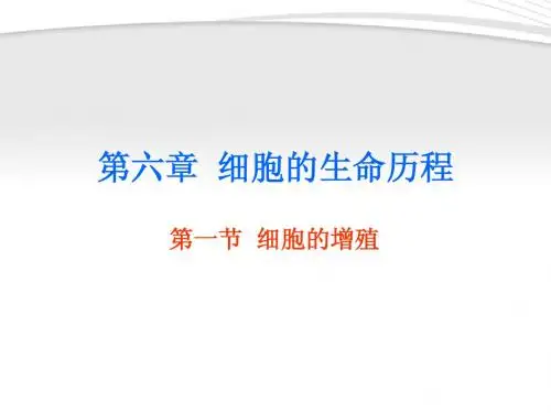 1-6-1 细胞的增殖