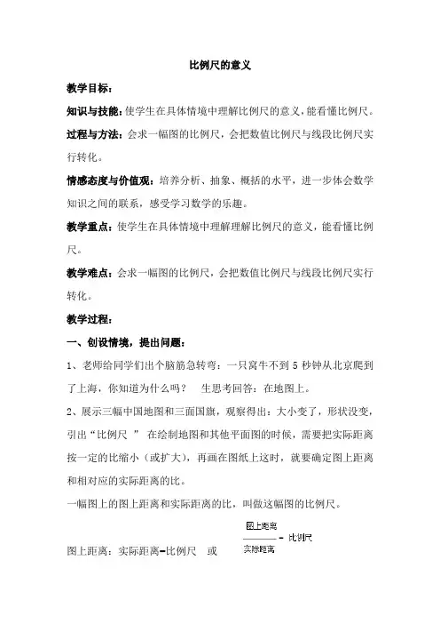 人教版六年级数学下《比例的应用 比例尺》优质课课件_5