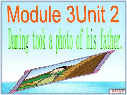 五年级上册外研版英语(三起)Module 3 Unit 2 Damimg took a photo-of-his-father课件
