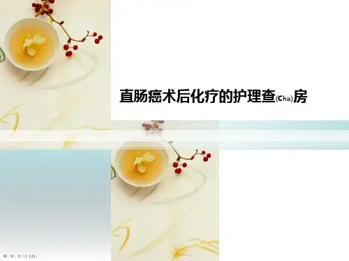 直肠癌术后化疗的护理查房ppt演讲