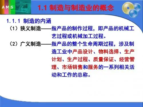 先进制造第1章