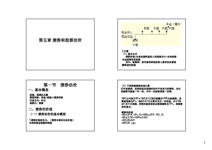 第05章 债券和股票估价