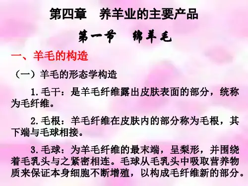 第四章 养羊业的主要产品