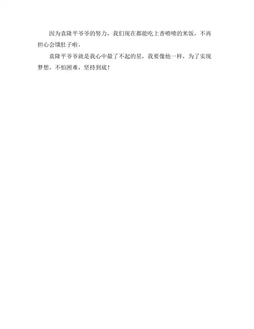 你是我的星作文600字杰出人物
