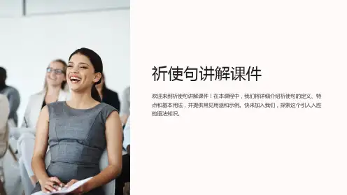 祈使句讲解课件
