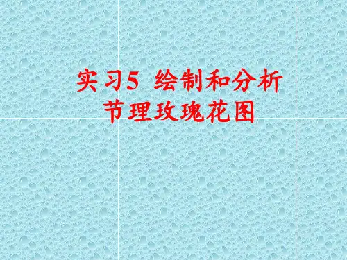实习5绘制和分析节理玫瑰花图