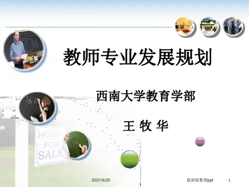 教师专业发展规划ppt课件