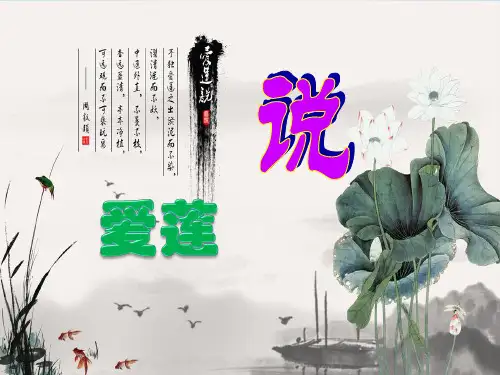 部编版爱莲说ppt优秀课件.pptx