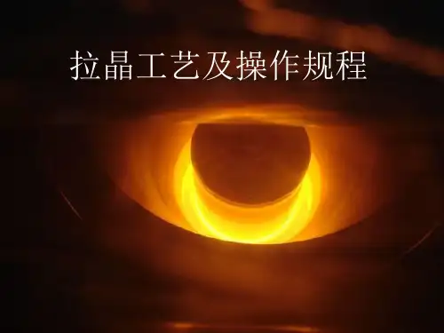 拉晶工艺及操作规程课件
