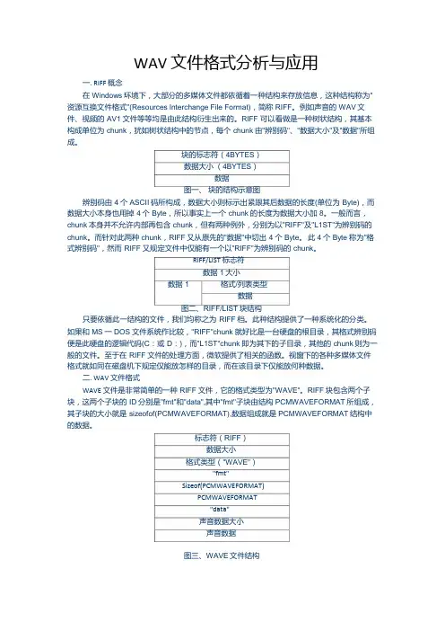 WAV文件格式分析与应用