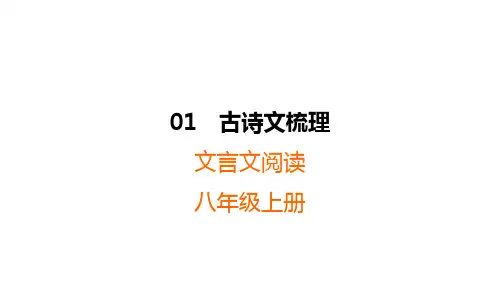 八年级上册文言文-2024年中考语文一轮复习课件
