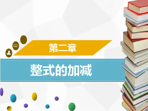 人教版七年级数学上册2.1 整式(一)