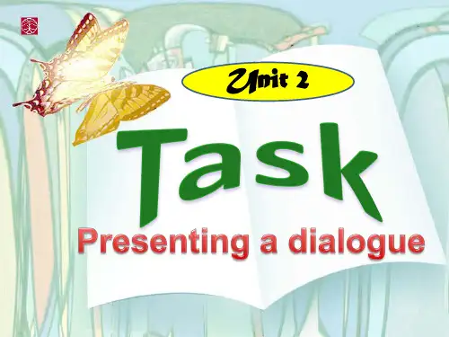 牛津高中英语模块一Unit 2 Task：Skills building1