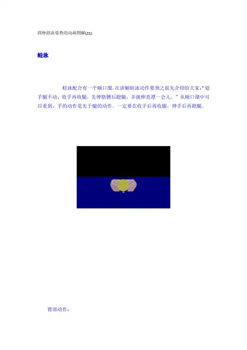 四种游泳姿势的动画图解(zz)