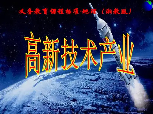 初中地理_蓬勃发展的高新技术产业教学课件设计