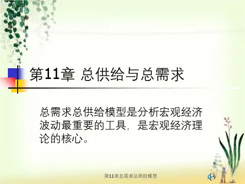 第11章总需求总供给模型