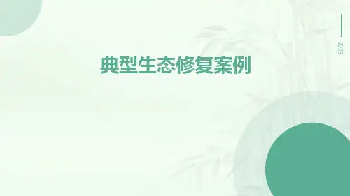典型生态修复案例PPT