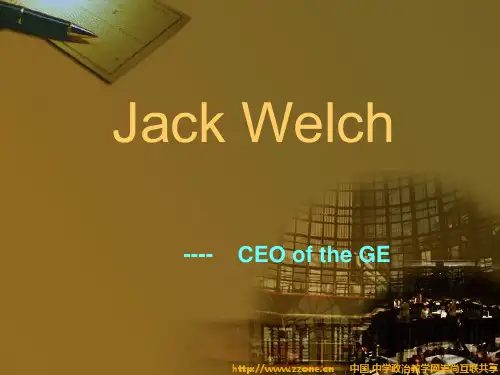 Jack welch杰克韦尔奇